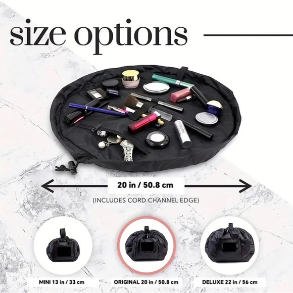 🆕 Drawstring Makeup Bag, Magic Cosmetic Pouch Bag - Picture 5 of 6